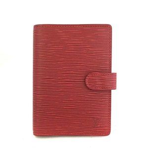 Louis Vuitton Notebook Cover Agenda PM Red Epi Leather